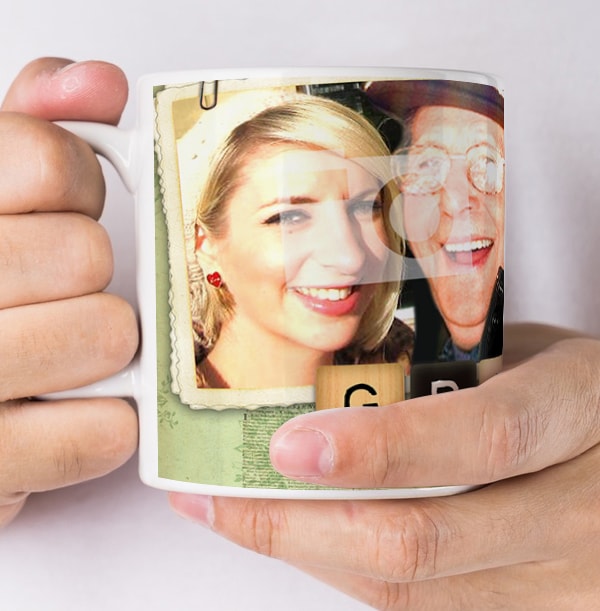 Personalised Mug - Photo Upload Love Letters Grampy