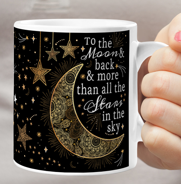 Love You to the Moon and Back Mum Photo Mug