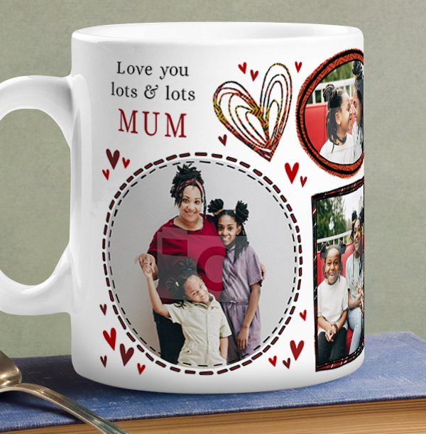 Love You Lots Mum Photo Upload Mug