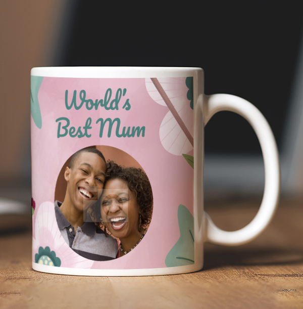 World's Best Mum Photo Mother's Day Mug