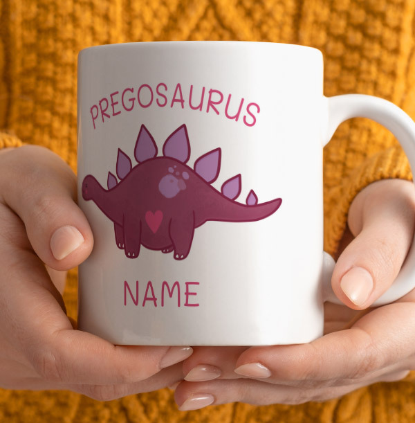 Pregosaurus Personalised Mug