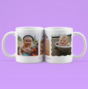 Love You Grandma Multi Photo Mug
