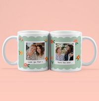 Tap to view Love You Mum Floral Photo Mug