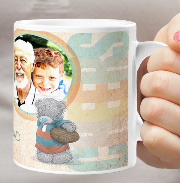 Me To You Personalised Photo Mug - Grandad