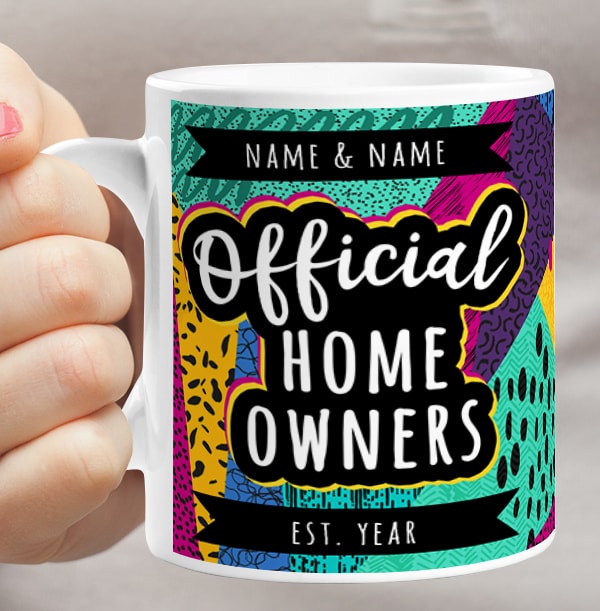 Official Home Owners Personalised Mug