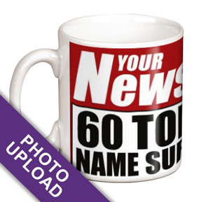 Personalised Mug - Photo Upload Your News Her 60th