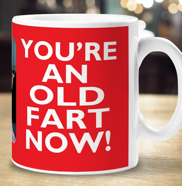 Keep Calm Old Fart Personalised Mug