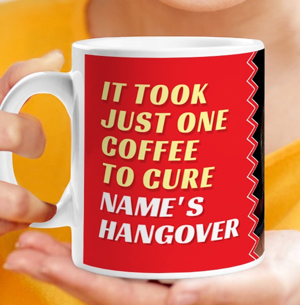 Personalised Mug - Waffles Hangover Cure