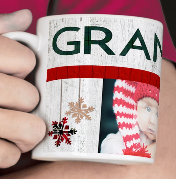 Nordic Kisses Grandad Personalised Mug