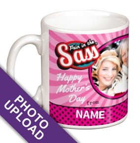 Pain in the Sass Personalised Mug - Photo Upload Never-ending Voicemails