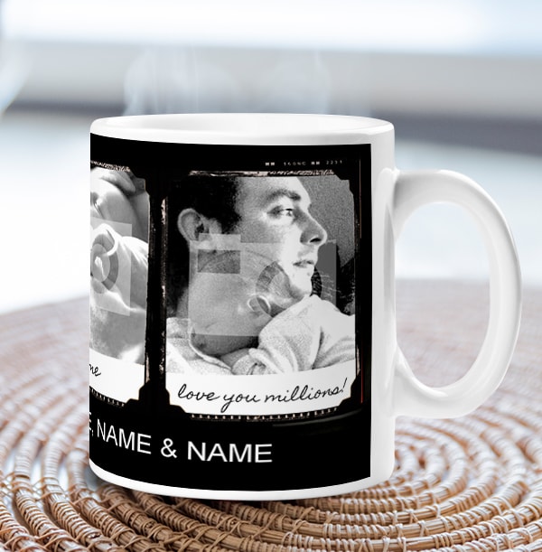 Personalised Mug - Photo Upload Retro Booth Daddy