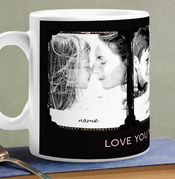 Retro Booth Love You Mum Personalised Mug