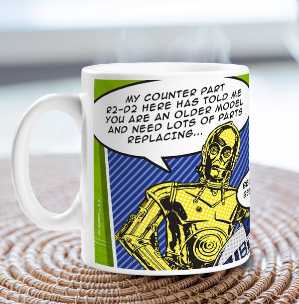 Star Wars A New Hope C-3PO & R2-D2 Mug