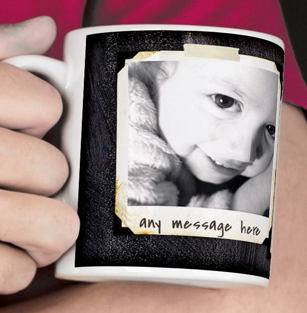 3 Photo Chalk Personalised Mug