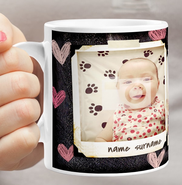 Personalised Polaroid Mug - 3 Photo