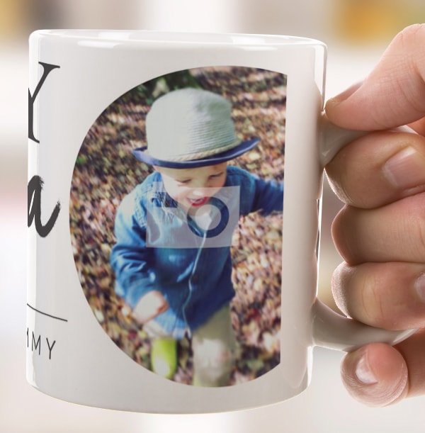 Boy Mama Photo Mug