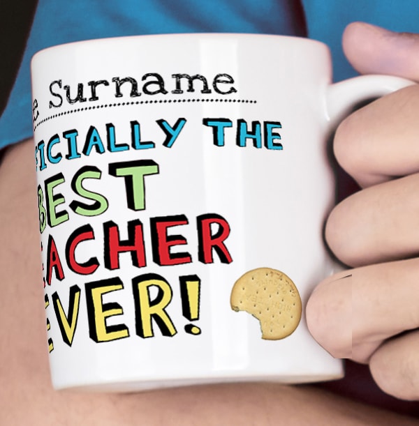 Personalised Thank You Teacher Mug