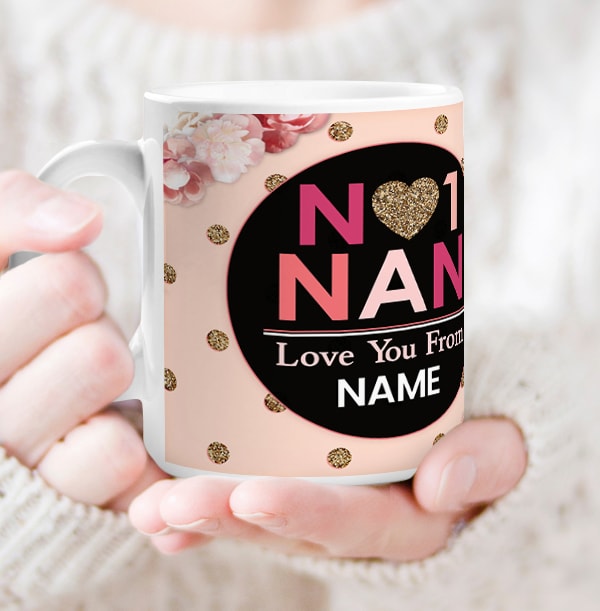 No1 Nan Personalised Mug