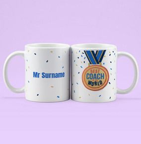 Photo of Best Coach Medal Personalised Mug