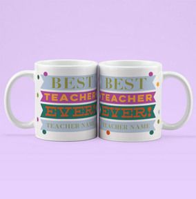 Photo of Best Teacher Ever Personalised Mug