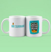 Tap to view Best Teacher There's Ever Bean Personalised Mug