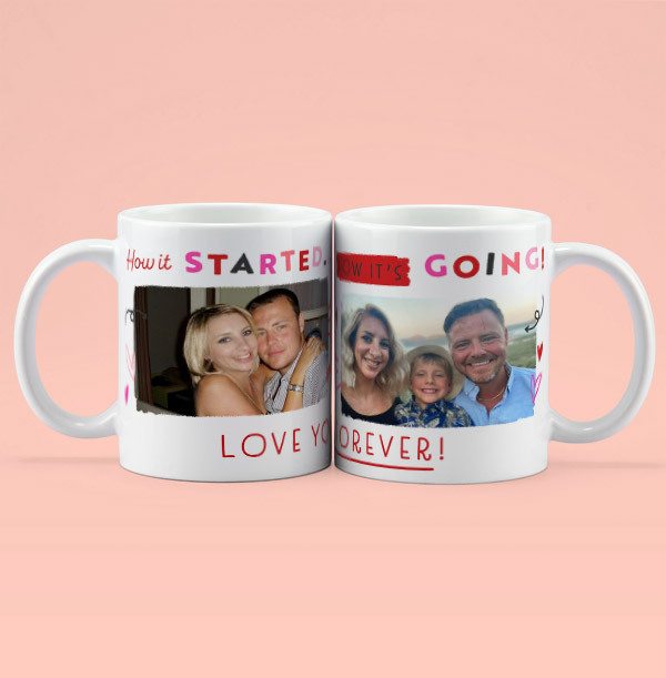 How It Started Vs How It's Going Photo Mug