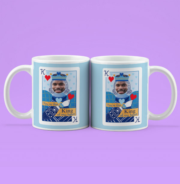 King of My Heart Photo Mug