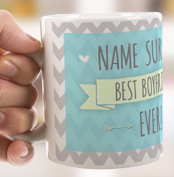 Personalised Mug - Photo Upload Best Boyfriend