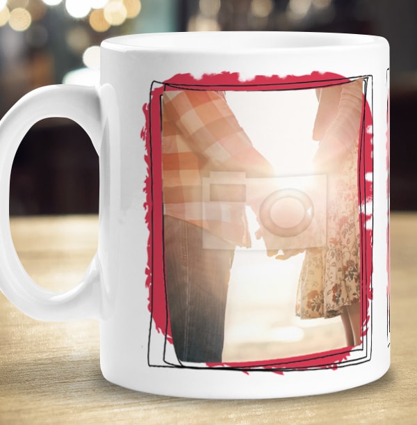 Three Photo Frame Mug