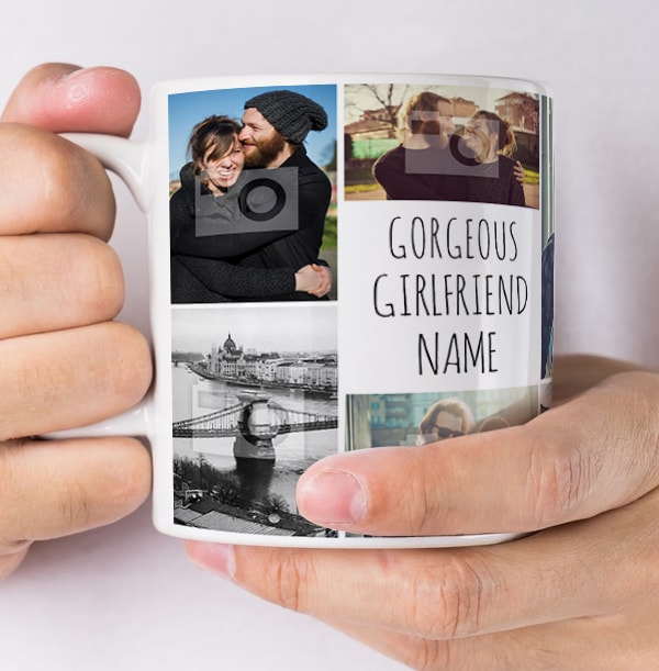 Multi Photo Upload Girlfriend Mug