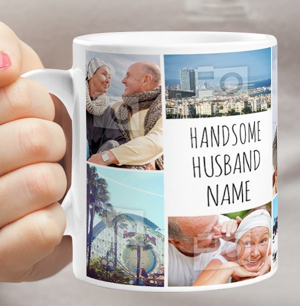 Multi Photo Upload Husband Mug