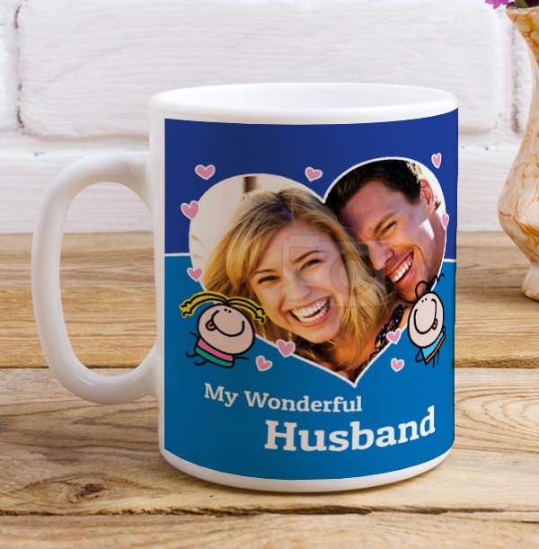 Wonderful Husband Photo Mug