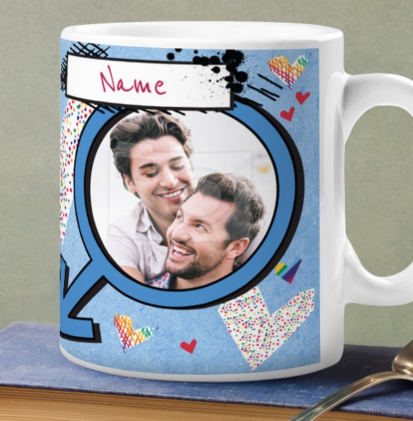 Love You Male Photo Mug