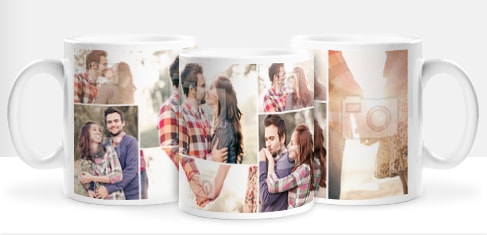 Multi Photo Valentines Mug