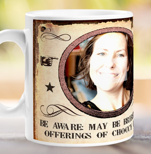 Personalised Mug - Photo Upload Wanted Tea Monster