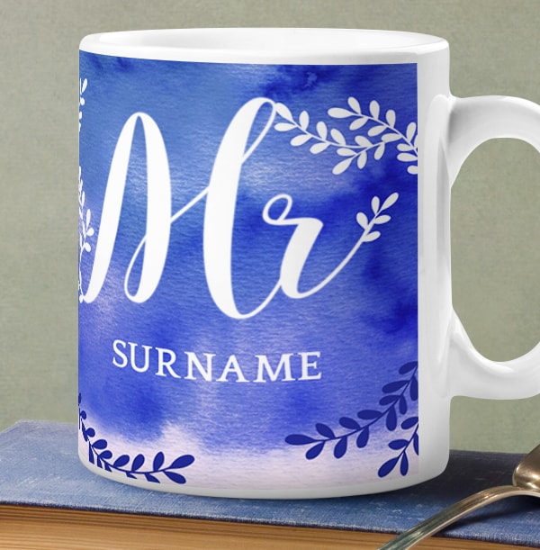Mr Personalised Wedding Mug