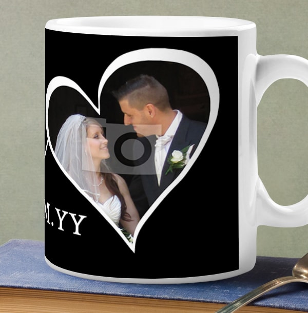 Groom Personalised Photo Wedding Mug
