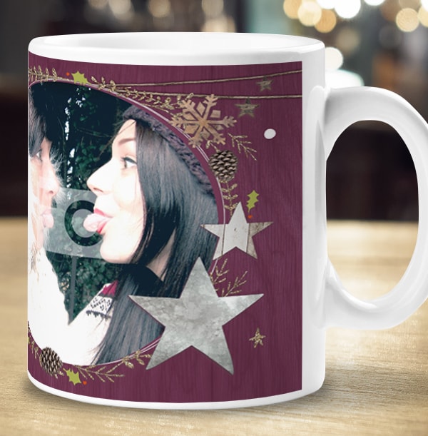 Mum Merry Christmas Personalised Mug