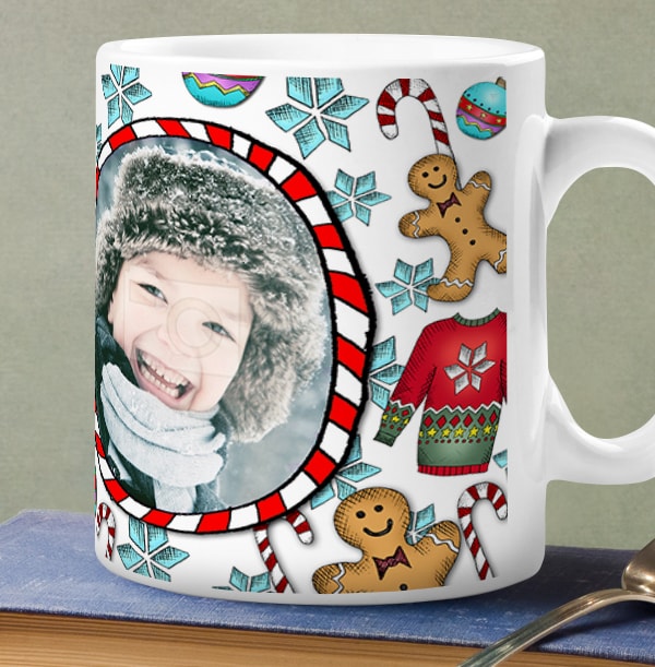 Love Christmas Treats Photo Upload Personalised Mug