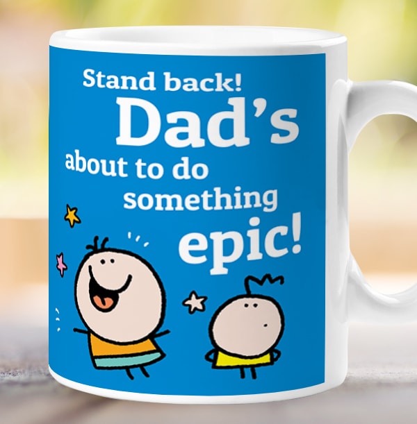 Dad's Super Power Personalised Mug