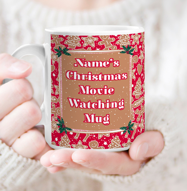 Christmas Movie Watching Personalised Mug