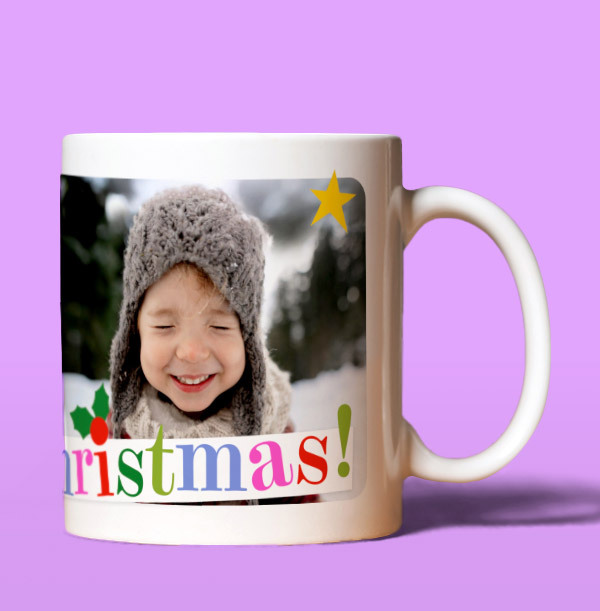 Merry Christmas Full Photo Mug