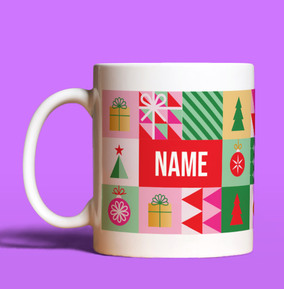 Stand Up To Cancer Personalised Festive Mug