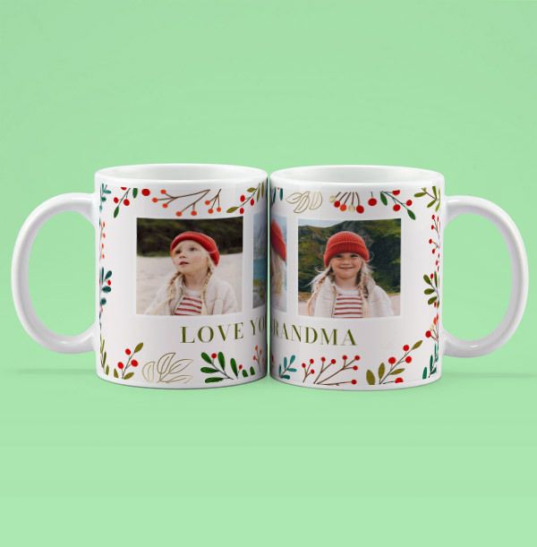 Photo of Love You Winterberry Photo Upload Mug