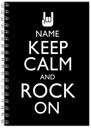 Keep Calm Rock On 2013 Diary
