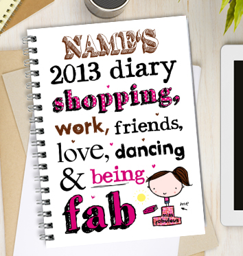 Very Lovely Fabulous 2013 Diary