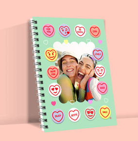 Swizzels Love Hearts Bestie Photo Notebook