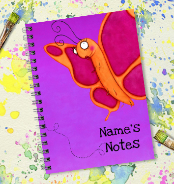Bottom Of The Garden Butterfly Notebook