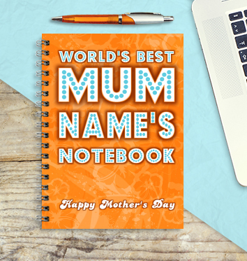 Cocktail Flowers Best Mum Notebook