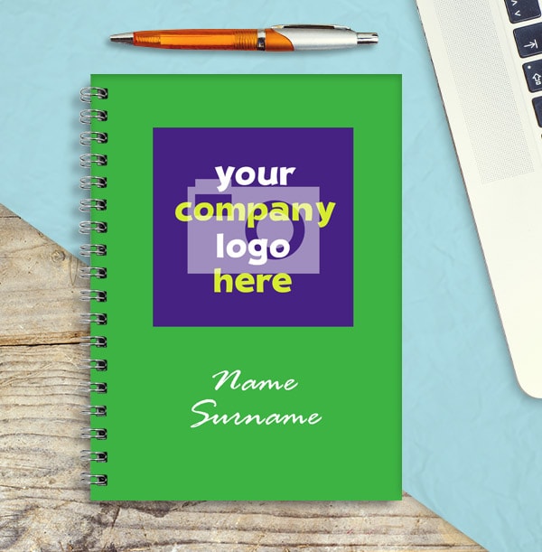 Corporate Green Photo Upload Notebook